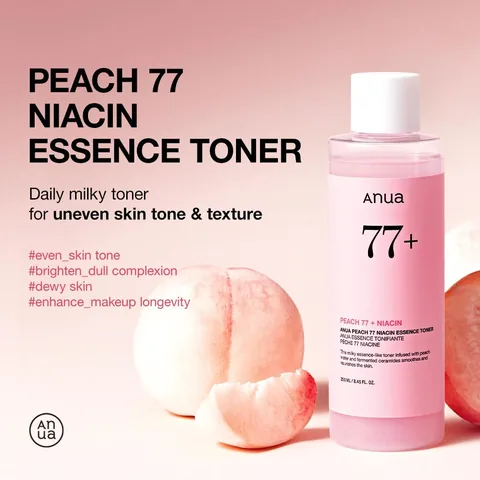 Peach Niacin Essence Toner +77 by Anwa 250ml