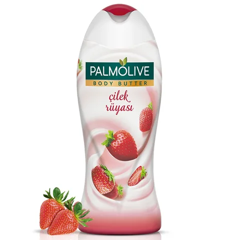 Palmolive Strawberry Body Butter Shower Gel 500ml - Soap-Free