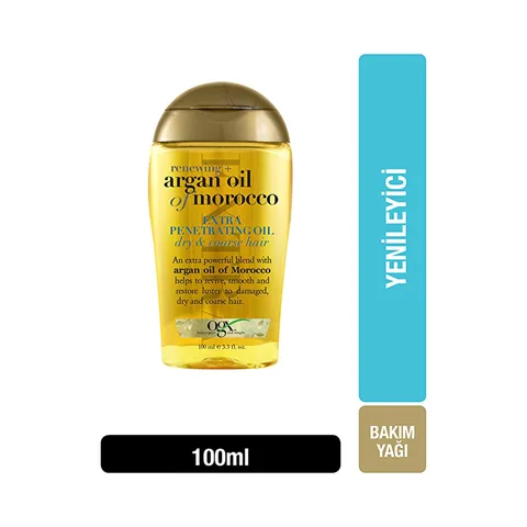 Ogx زيت العناية بالشعر من أو جي إكس، زيت الأرغان المغربي، 100 مل