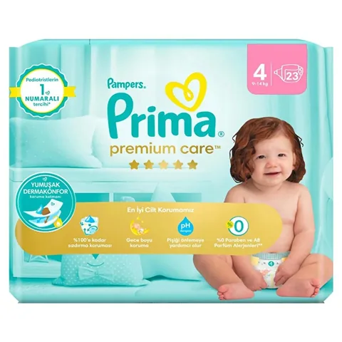 Памперсы Prima Baby Premium Care Эконом 4 Макси 23 шт.
