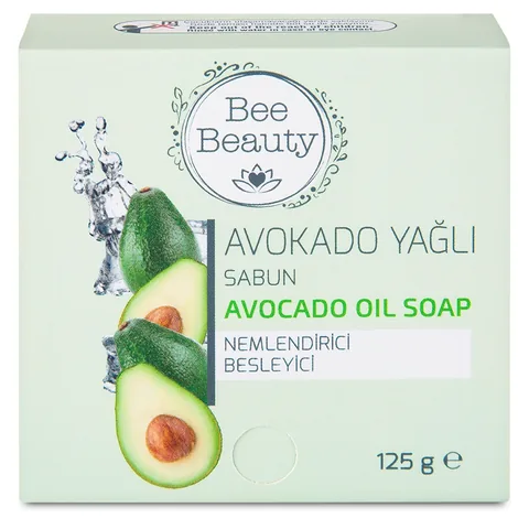 Bee Beauty صابون بي بيوتي الصلب بزيت الأفوكادو 125 جرام