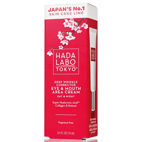 Hada Labo Tokyo كريم هادا لابو طوكيو المضاد للتجاعيد حول العين والفم 15 مل