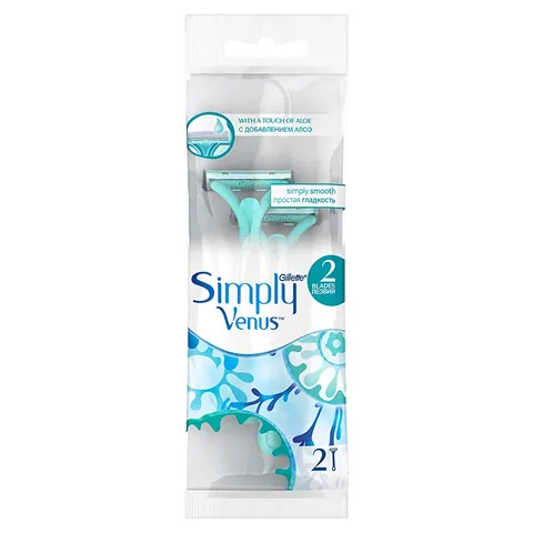Женская бритва Gillette Venus 2 лезвия, набор из 2 штук