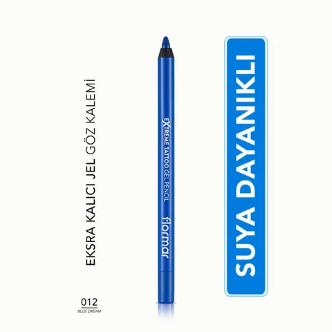 Flormar Extreme Tattoo Waterproof Gel Eyeliner - Blue Dream