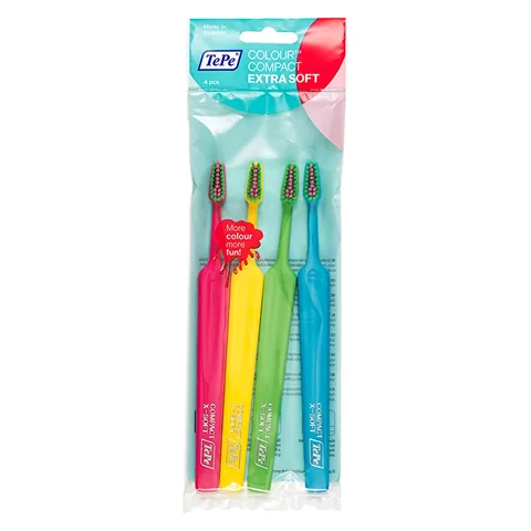 Tepe Toothbrush Select Compact X-Soft 4-Pack