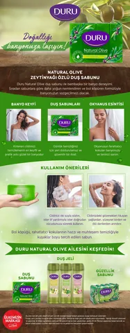 Duru Natürliche Olivenseife 4x150g