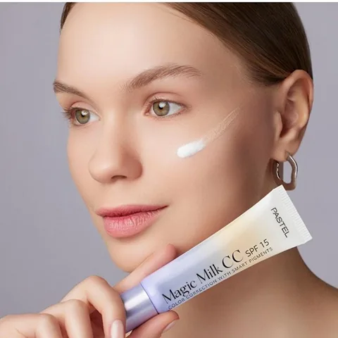 Пастель Макияж в Уходе Магическое Молоко cc Spf 15 - Выравниватель Тона Кожи Spf 15 cc Крем 51 Средний Глубокий