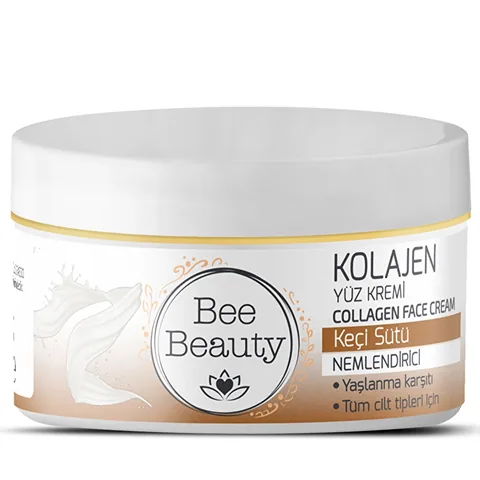 Bee Beauty كريم الوجه بالكولاجين من حليب الماعز من بي بيوتي مرطب مضاد للشيخوخة