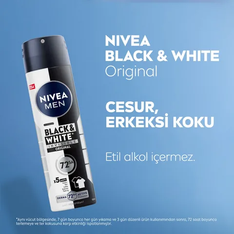 Nivea Men Black &amp; White Original Deodorant 150ml