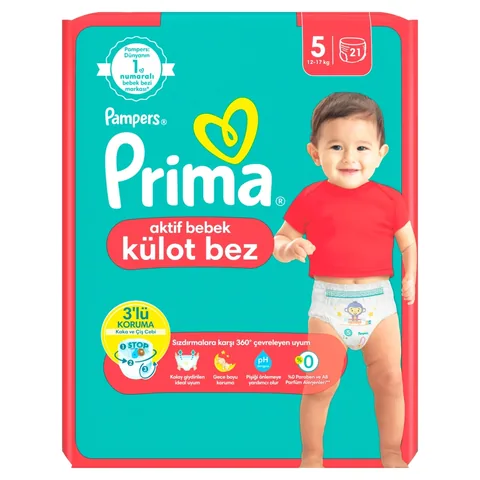 Подгузники для детей Prima размер 5 Юниор 21 шт.