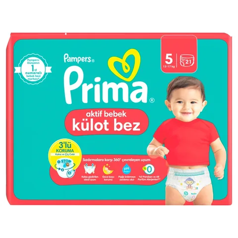 Подгузники для детей Prima размер 5 Юниор 21 шт.