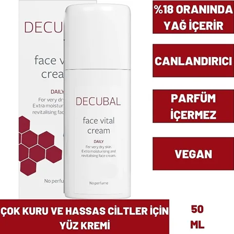Decubal كريم ديكوبال فيتال المغذي للبشرة الجافة والحساسة 50 مل