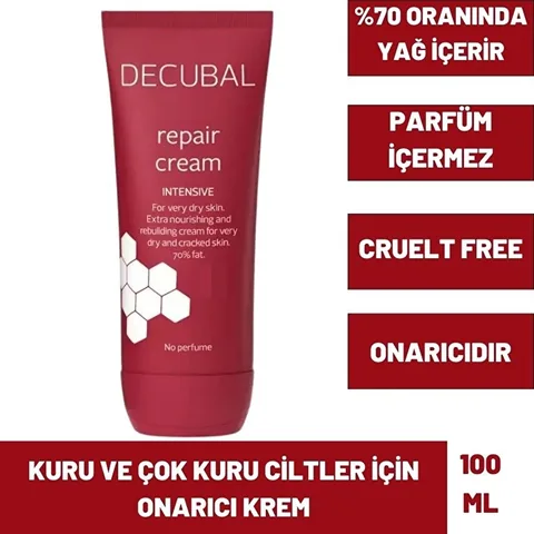 Decubal Nourishing Repair Cream for Very Dry Skin - 100ml