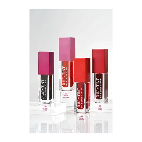 Golden Rose Juicy Tint Lip Cheek Stain No:03 Ruby Rose 1 pcs