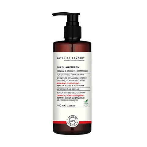 Шампунь для волос Botanica Comfort So Pure с кератином 400 мл