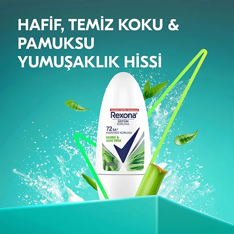 Rexona مزيل عرق ريكسونا برائحة البامبو والصبار 50 مل حماية تدوم 72 ساعة