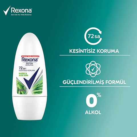 Rexona مزيل عرق ريكسونا برائحة البامبو والصبار 50 مل حماية تدوم 72 ساعة
