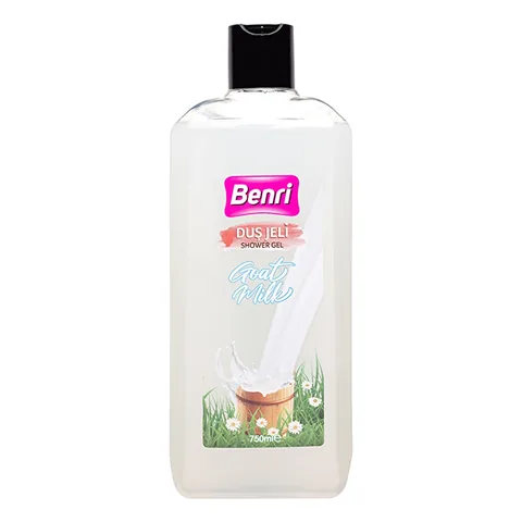 Benri Goat Milk Shower Gel 750 ml - Nourishing & Moisturizing