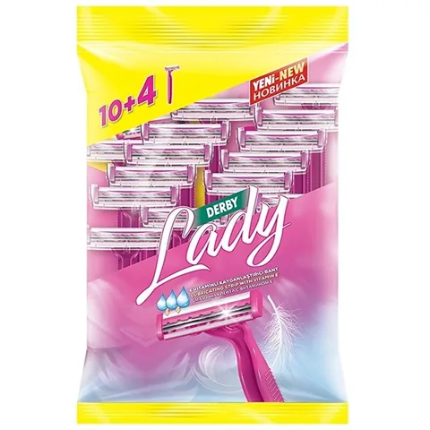 Derby Lady Damenrasierer 10+4 Pack