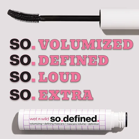 Wet n Wild ماسكارا ميجا سو ديفاين المكثفة من ويت ان وايلد مع فيتامين هـ