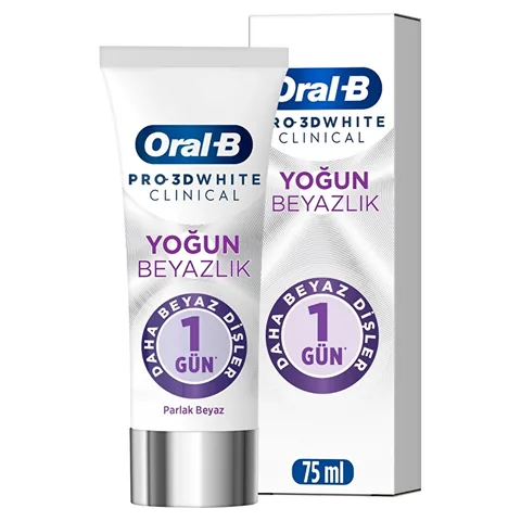 معجون أسنان أورال-بي برو 3D وايت كلينيكال برايت وايتنس 75 مل Oral-B