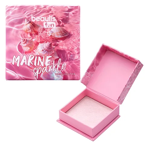 Пудра-иллюминатор Beaulis Marine Sparkle - Розовое сияние