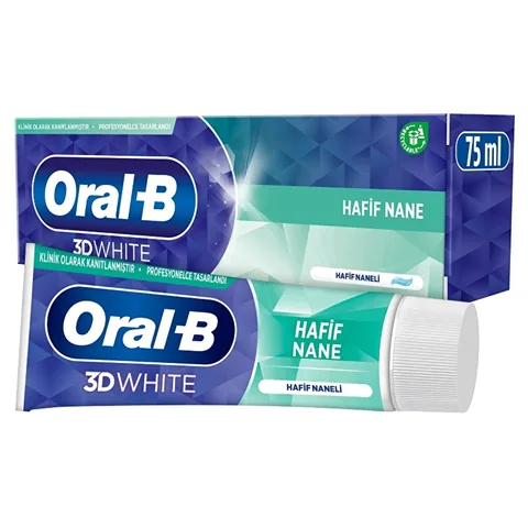معجون أسنان أورال-بي برو 3D وايت بالنعناع الخفيف 75 مل Oral-B