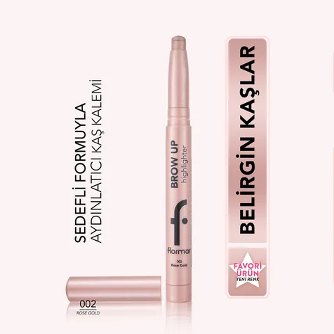 Flormar Brow Up Illuminator Pencil - Rose Gold 002