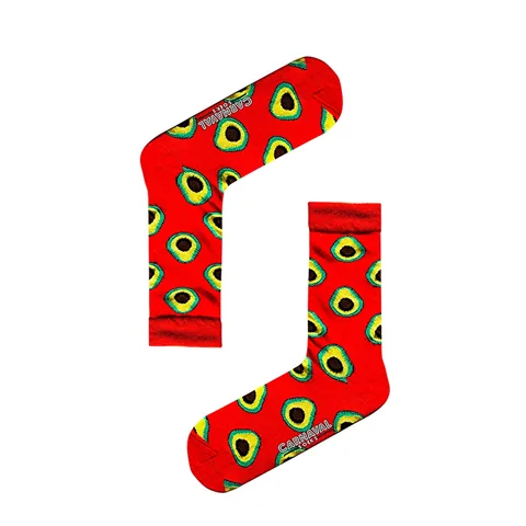 Carnaval Colorful 7-Piece Cotton Sock Set for All Occasions