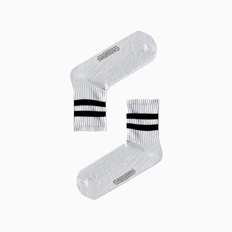 Carnaval 7-teiliges Set bunte Socken mit Kreis-Muster