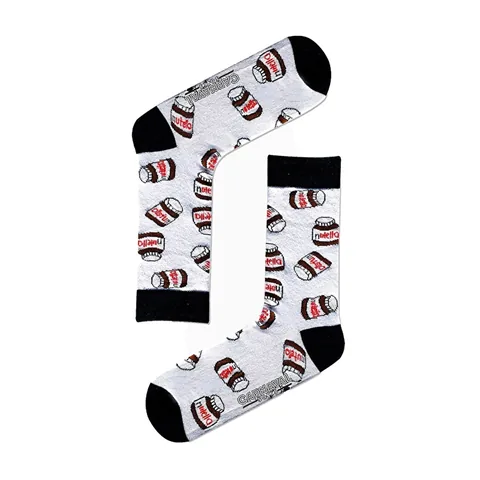 Carnaval Nutella Weiße Socken