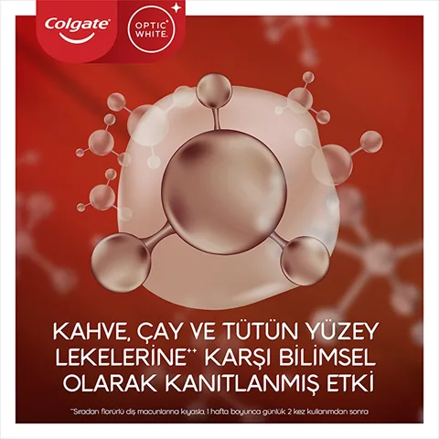 Colgate Optic White Toothpaste for Coffee &amp; Tea Stains 75ml