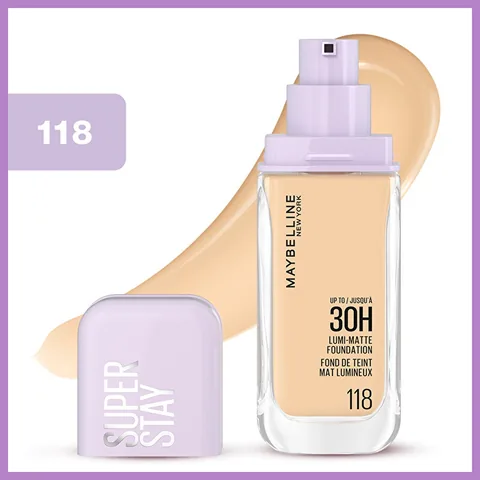 Maybelline New York Super Stay Lumi Matte Foundation 118