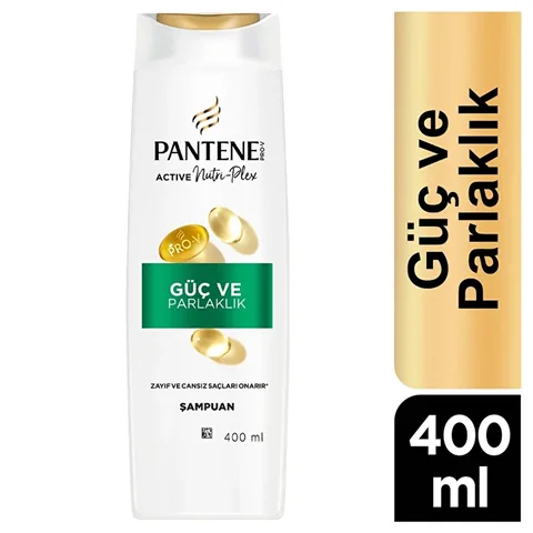 Pantene Pro-V Strength &amp; Shine Shampoo 400ml - Nourishing Care