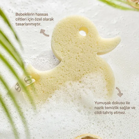 Balmy Duck Baby-Badeschwamm - weich, hypoallergen und in lustigen Formen