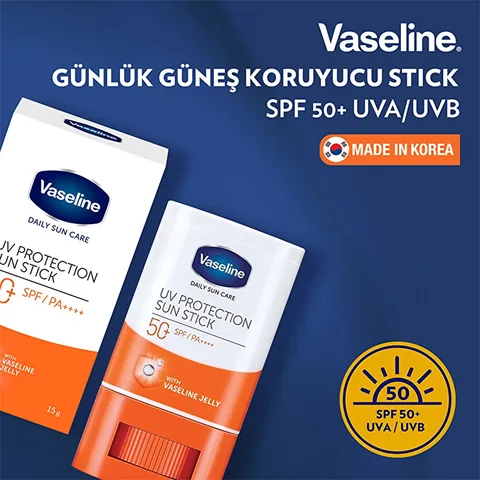 Vaseline Daily Sunscreen Stick SPF 50+ 15g - Invisible Protection