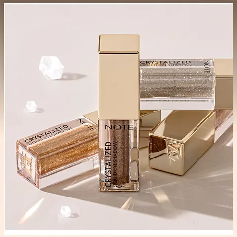 Note Crystalized Liquid Eyeshadow 08 Vintage Bronze - Long-Lasting Metallic Shine