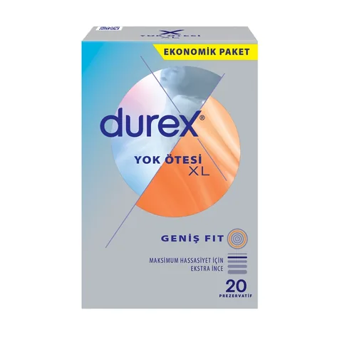 Durex واقيات ذكرية من ديوركس بيوند إكس إل عبوة من 20 واقيًا ذكريًا