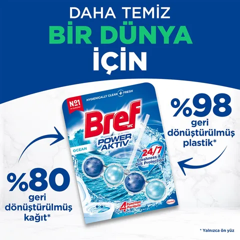 Bref Power Aktiv Ocean Toilet Block Duopack - 250 Flushes