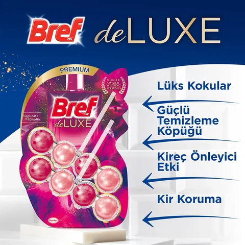 Bref Power Aktiv Solid Toilet Block - Magnolia Scent, 250 Flushes