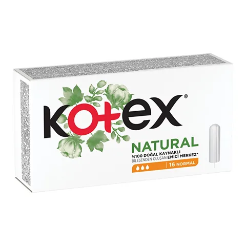 Kotex Naturtampons 16 Stück - Umweltfreundlicher & Bequemer Schutz