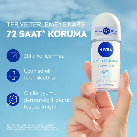 Дезодорант-ролик Nivea для женщин 50 мл + мини-ролик 25 мл Black&White Invisible Clear 50 мл + 25 мл