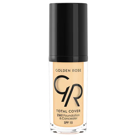 Тональный крем и консилер 2в1 Golden Rose Total Cover SPF 15