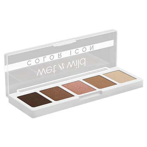 Wet n Wild مجموعة ظلال العيون ويت آند وايلد كلر أيكون النباتية، عبوة من 5 قطع تدوم طويلاً