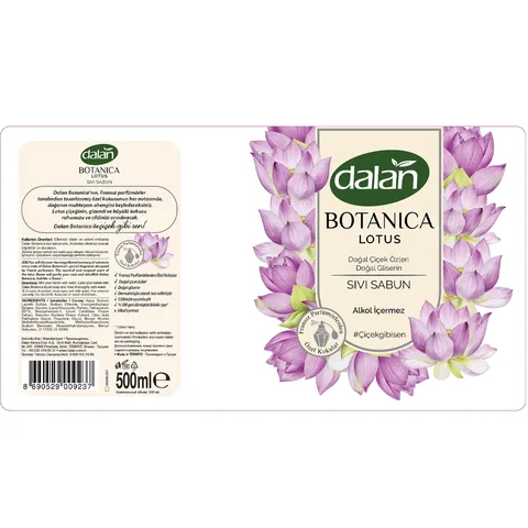 Dalan Botanica Lotus Liquid Soap 500 ml