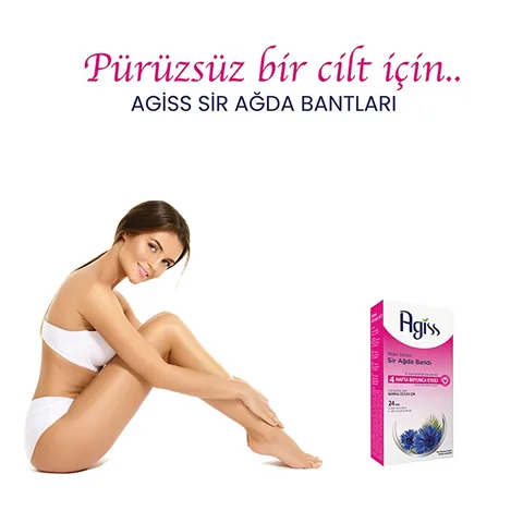 Agiss Wax Strips for Legs &amp; Body - 24 Normal Skin Waxing Tapes
