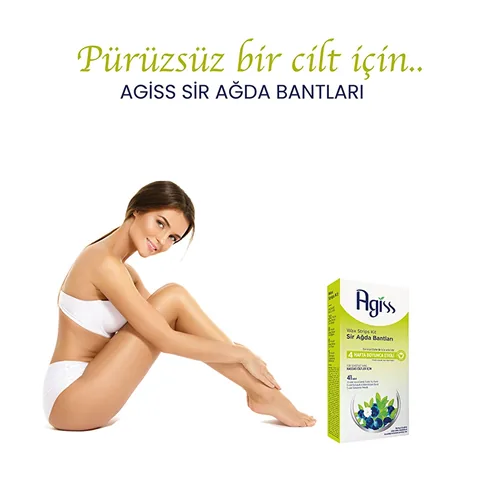 Agiss Sensitive Skin Wax Strips - 41 Count for Smooth Skin