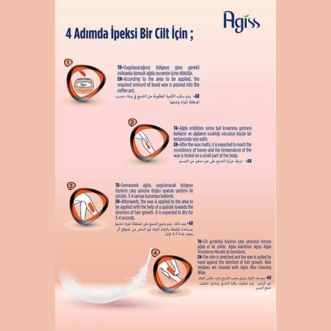 Agiss Natural Bead Wax for Normal Skin - Easy 220g Hair Removal