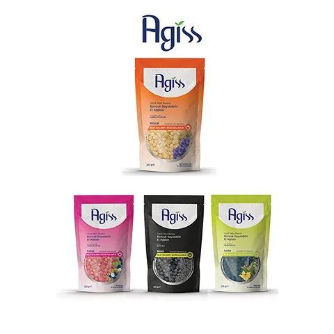 Agiss Natural Bead Wax for Normal Skin - Easy 220g Hair Removal