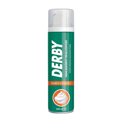 Derby Feuchtigkeitsspendender Rasierschaum - Amber Duft, 200ml